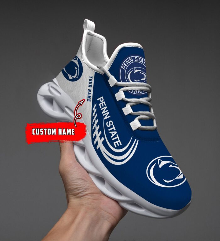 NCAA Penn State Nittany Lions Max Soul Sneaker Custom Name 05 M12