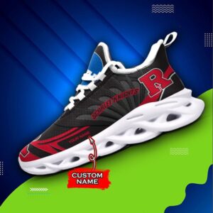 NCAA Rutgers Scarlet Knights Max Soul Sneaker Custom Name 62RTT1632