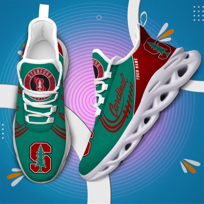 NCAA Stanford Cardinal Max Soul Sneaker Custom Name 05 M12
