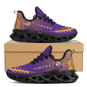 NCAA Team LSU Tigers College Fans Max Soul Shoes