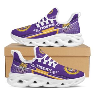 NCAA Team LSU Tigers College Fans Max Soul Shoes for Fan
