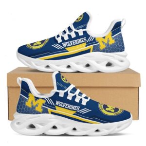 NCAA Team Michigan Wolverines College Fans Max Soul Shoes