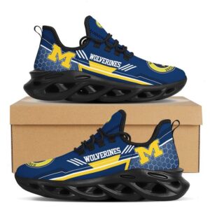 NCAA Team Michigan Wolverines College Fans Max Soul Shoes for Fan