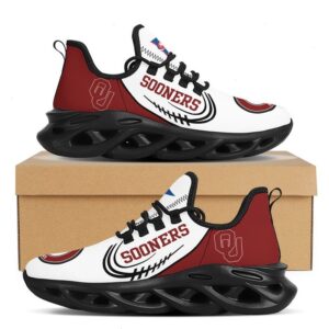 NCAA Team Oklahoma Sooners College Fans Max Soul Shoes for Fan