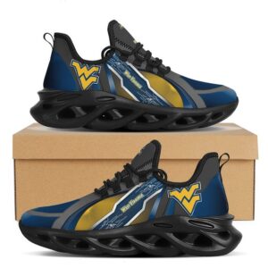 NCAA Team West Virginia Mountaineers College Max Soul Shoes