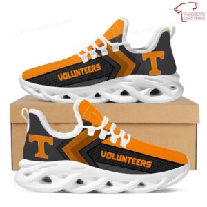 NCAA Tennessee Volunteers Black Orange Max Soul Sneakers Running Shoes