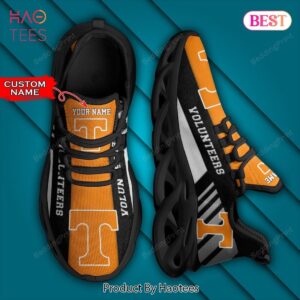 NCAA Tennessee Volunteers Personalized Black Gold Max Soul Shoes
