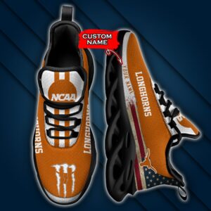 NCAA Texas Longhorns Max Soul Sneaker Custom Name 42 M1