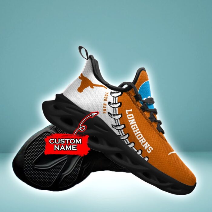 NCAA Texas Longhorns Max Soul Sneaker Custom Name 85TK27