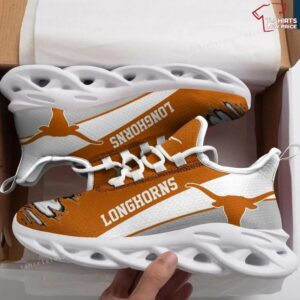 NCAA Texas Longhorns Orange White Max Soul Sneakers Sport Shoes