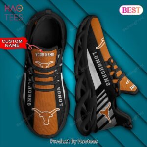 NCAA Texas Longhorns Personalized Custom Name Max Soul Shoes