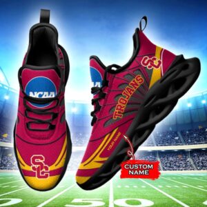 NCAA USC Trojans Max Soul Sneaker Custom Name 62RTT1613