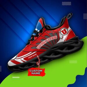 NCAA Utah Utes Max Soul Sneaker Custom Name 62RTT1614
