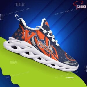 NCAA Virginia Cavaliers Orange Blue Max Soul Sneakers Sport Shoes