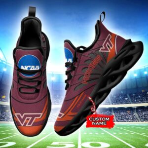 NCAA Virginia Tech Hokies Max Soul Sneaker Custom Name 62RTT1615
