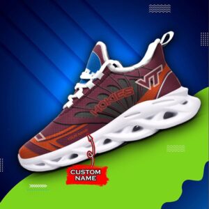 NCAA Virginia Tech Hokies Max Soul Sneaker Custom Name 62RTT1615