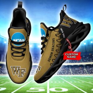 NCAA Wake Forest Demon Deacons Max Soul Sneaker Custom Name 05 M12