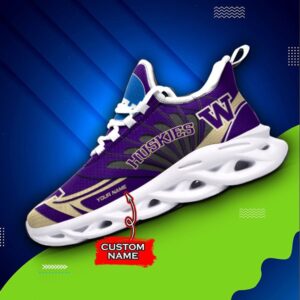 NCAA Washington Huskies Max Soul Sneaker Custom Name 62RTT1616