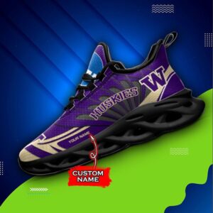 NCAA Washington Huskies Max Soul Sneaker Custom Name 62RTT1616