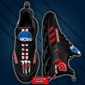 NCAA Wisconsin Badgers Max Soul Sneaker Custom Name 43 M1RTT4210