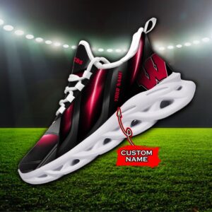 NCAA Wisconsin Badgers Max Soul Sneaker Custom Name Ver 1