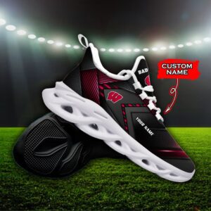 NCAA Wisconsin Badgers Max Soul Sneaker Custom Name Ver 3