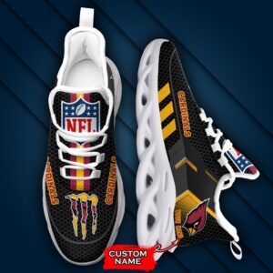 NFL Arizona Cardinals Max Soul Sneaker Custom Name 43M1