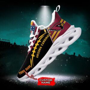 NFL Arizona Cardinals Max Soul Sneaker Custom Name 46M12