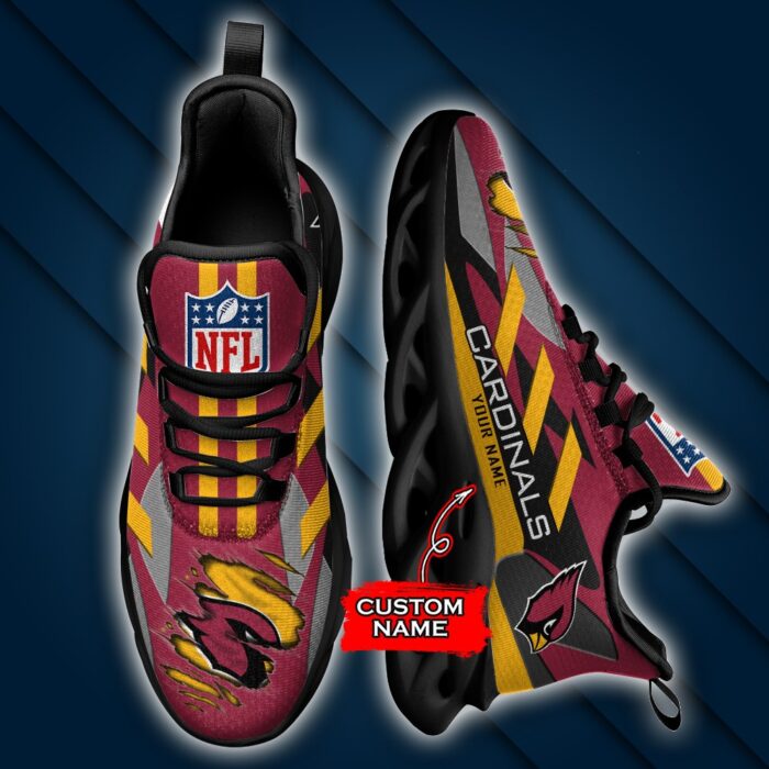NFL Arizona Cardinals Max Soul Sneaker Custom Name Ver 10