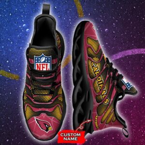 NFL Arizona Cardinals Max Soul Sneaker Custom Name Ver 5