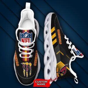 NFL Arizona Cardinals Max Soul Sneaker Monster Custom Name 43M12