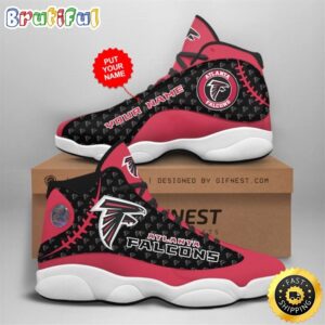 NFL Atlanta Falcons Custom Name Air Jordan 13 Shoes V4