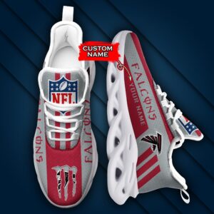NFL Atlanta Falcons Max Soul Sneaker Custom Name 40M12