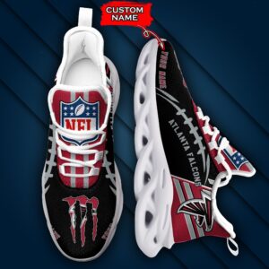 NFL Atlanta Falcons Max Soul Sneaker Custom Name 46M12