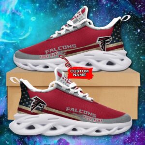 NFL Atlanta Falcons Max Soul Sneaker Custom Name Pod 42 M1RTT