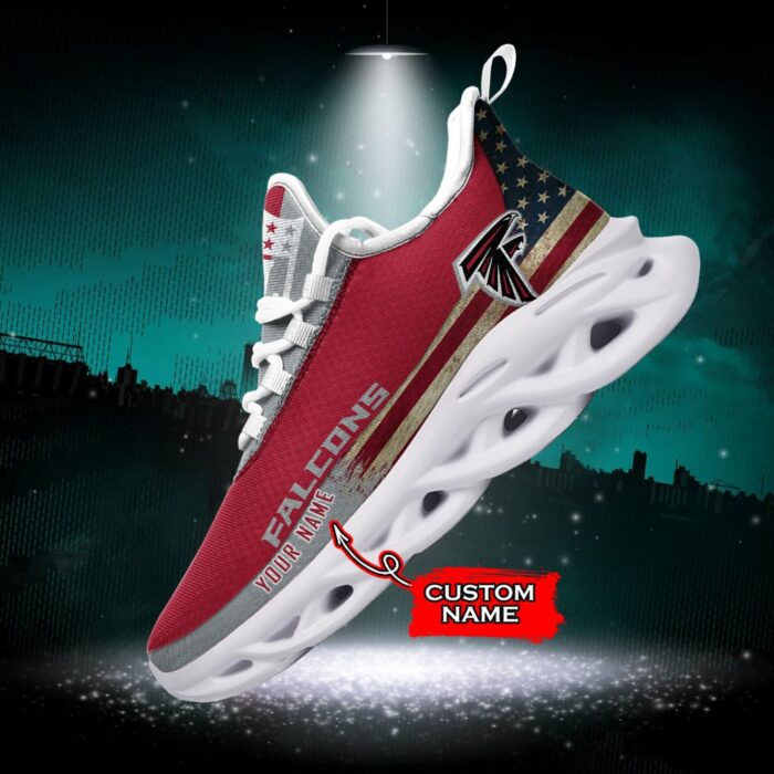 NFL Atlanta Falcons Max Soul Sneaker Monster Custom Name 42M12
