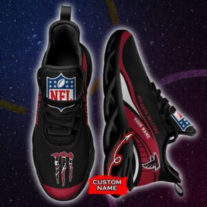 NFL Atlanta Falcons Max Soul Sneaker Monster Custom Name Style 2