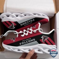 NFL Atlanta Falcons Red Black Max Soul Shoes