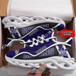 NFL Baltimore Ravens Custom Name Purple Max Soul Shoes V2