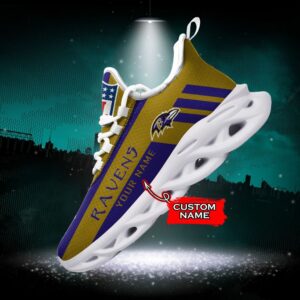 NFL Baltimore Ravens Max Soul Sneaker Custom Name 40M12