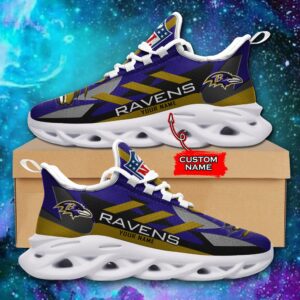 NFL Baltimore Ravens Max Soul Sneaker Custom Name Ver 10