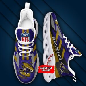NFL Baltimore Ravens Max Soul Sneaker Custom Name Ver 10