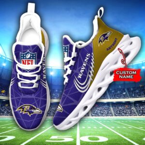 NFL Baltimore Ravens Max Soul Sneaker Custom Name Ver 3