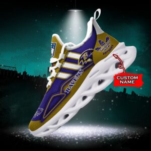 NFL Baltimore Ravens Max Soul Sneaker Custom Name Ver 4