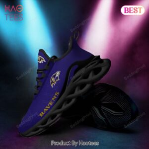 NFL Baltimore Ravens New Blue Color Max Soul Shoes