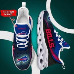 NFL Buffalo Bills Custom Name Blue Special Max Soul Shoes