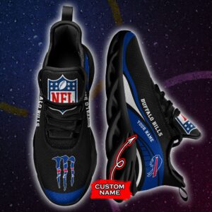NFL Buffalo Bills Max Soul Sneaker Monster Custom Name Style 2