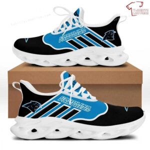 NFL Carolina Panthers Blue Black Max Soul Sneakers Running Shoes