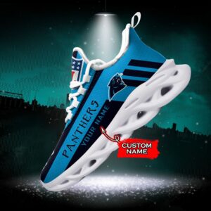 NFL Carolina Panthers Max Soul Sneaker Custom Name 40M12