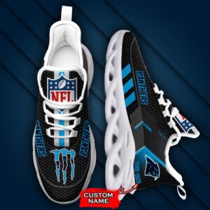 NFL Carolina Panthers Max Soul Sneaker Custom Name 43M1